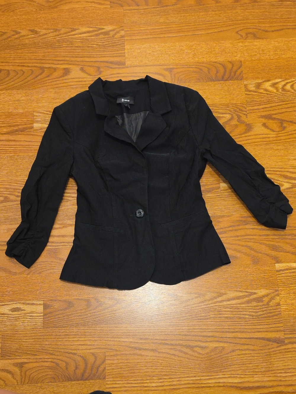 Bwear Black Tailored Single-Button Women's Blazer